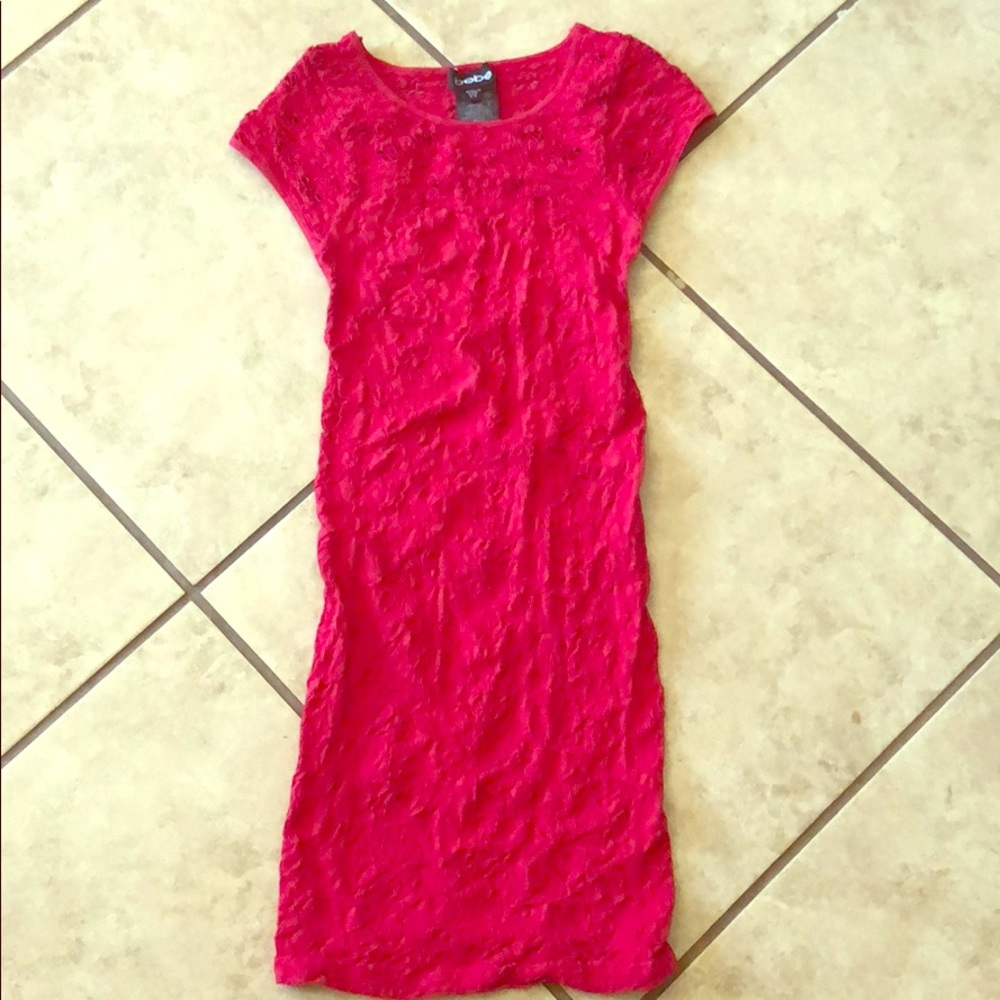 Little Red BEBE Dress